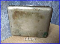 RARE Vintage SOVIET USSR Cigarette case HOLDER BOX forest bears