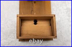 Rare Vintage Cigarette Dispenser Mechanical Wooden Box Bird Bobbing Working Duck