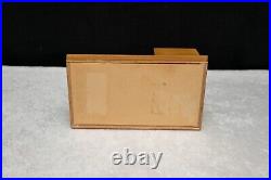 Rare Vintage Cigarette Dispenser Mechanical Wooden Box Bird Bobbing Working Duck