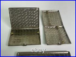 Set of 3 Vintage Cigarette Holders with US Currency Image Engraved