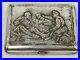 Silver Tone Metal Cigarette Box Rare Old Vintage