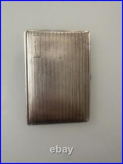 Sterling Silver Vintage Cigarette Case