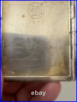 Sterling Silver Vintage Cigarette Case