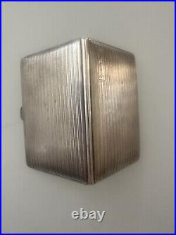 Sterling Silver Vintage Cigarette Case