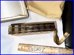 VINTAGE EVANS WRIST PURSE Compact Cigarette LIPSTICK POWDER CASE COIN CARD BOX