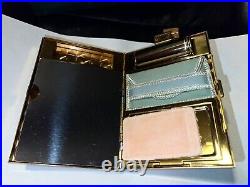 VINTAGE PURSE Compact Wristlet Cigarette LIPSTICK POWDER CASE BEV HILLS ESTATE