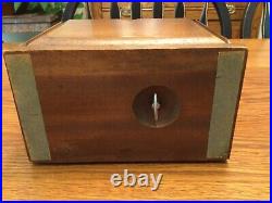 VTG Art Deco Wooden Cigarette Holder Music Box