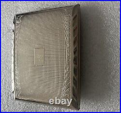 VTG Leipzig Brass German Made Liberated Cigarette Case, Engraved With R