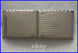 VTG Leipzig Brass German Made Liberated Cigarette Case, Engraved With R