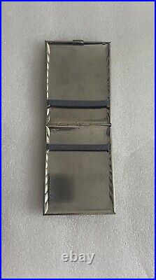 VTG Leipzig Brass German Made Liberated Cigarette Case, Engraved With R