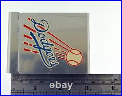 Vintage 1950 Brooklyn Dodgers Baseball Team Home Schedule Metal Cigarette Case