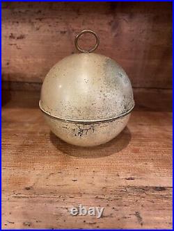 Vintage 1950s Brass Cigarette Dispenser Pop Up Globe Shape