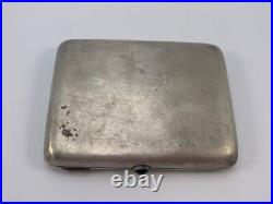 Vintage 1960s USSR Cigarette Case Box Soviet Metal Collectibles Rare Old