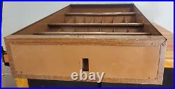 Vintage 1970s Metal Cigarette Display Case Tobacco Winston Salem with all slat's