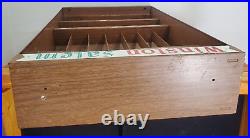 Vintage 1970s Metal Cigarette Display Case Tobacco Winston Salem with all slat's