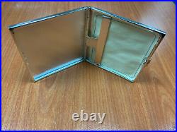 Vintage Alpaca Silver Monogrammed Cigarette Box Case