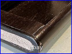 Vintage Antique 19C Sterling Silver Black Karelian Birch Cigarette Case Box Old