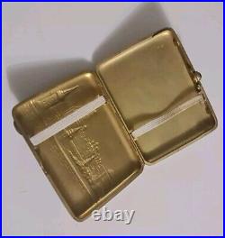 Vintage Antique Cigarette Case Kremlin By Jeweler Mironov Embossed Silver