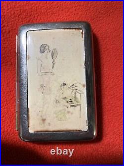 Vintage /Antique Early 1900s Match Cases & Cigarette Case. Total Of 3 Items