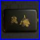 Vintage Antique Japanese Cigarette Card Case Damascene 24k Gold