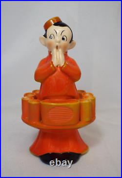 Vintage Art Deco GERMANY Orange Bellhop Porter 11 Cigarette Holder Match Strike