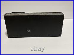 Vintage Black Cigarette Tobacco Dispenser Plastic Box Gold Mechanical Bird