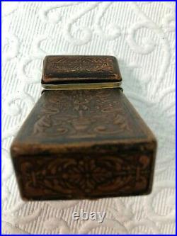 Vintage Brown Leather Decorative GRENADA Cigarette Case