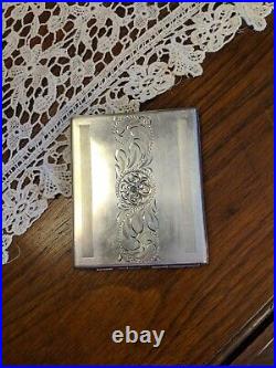 Vintage CCLCC of Canada Sterling Silver 925 Cigarette Case 102 grams