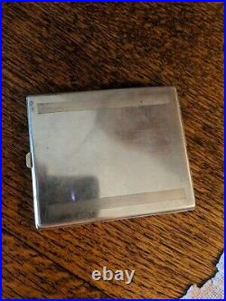 Vintage CCLCC of Canada Sterling Silver 925 Cigarette Case 102 grams