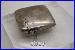 Vintage CSC & Co. Birmingham, England STERLING SILVER CIGARETTE CASE