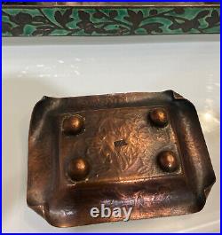 Vintage Cigarette Box With Ashtray MCM Stash Maximalism Art Deco