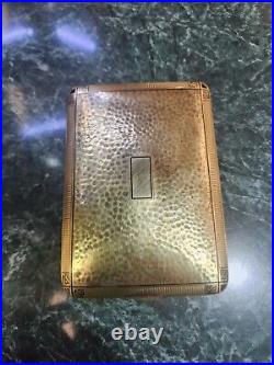 Vintage Cigarette Case 14K Yellow Gold