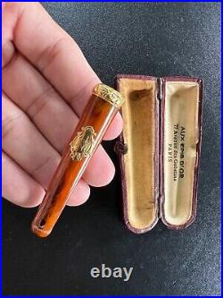 Vintage Cigarette Holder In Case Made In Paris 1990s