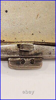 Vintage Enamel 900 Silver Cigarette BoxMarked 1593 900