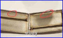 Vintage Enamel 900 Silver Cigarette BoxMarked 1593 900