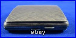 Vintage English Cigarette Case EPNS Pocket Friendly Silver Plated Case G76-12