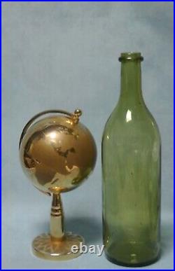 Vintage German Brass Globe Cigarette Holder Dispenser 1950 MCM