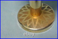 Vintage German Brass Globe Cigarette Holder Dispenser 1950 MCM