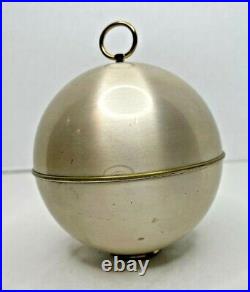 Vintage German Cigarette Dispenser Pop Up Globe Shape Brass & Metal MCM 1950's