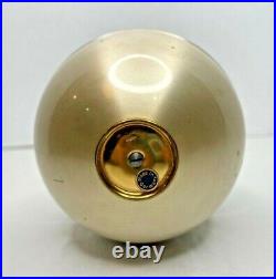 Vintage German Cigarette Dispenser Pop Up Globe Shape Brass & Metal MCM 1950's