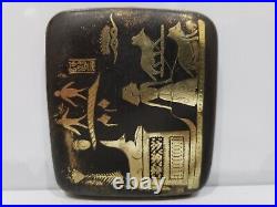 Vintage Japanese Komai Damascene, Gold Cigarette Case / 39/2