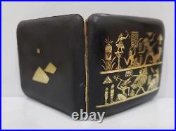 Vintage Japanese Komai Damascene, Gold Cigarette Case 40/2