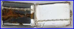 Vintage Japanese Sterling Lacquer Cigarette Case