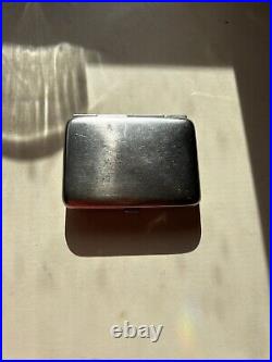 Vintage Metal Indian Motorcycle Cigarette Case