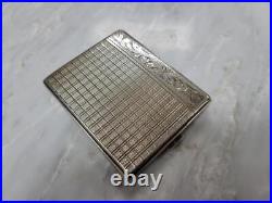 Vintage Ornate 800 Silver Cigarette Case / Compact 136g SS-3023