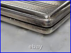 Vintage Ornate 800 Silver Cigarette Case / Compact 136g SS-3023