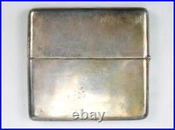 Vintage Peru Peruvian Welsch Sterling Silver 925 Cigarette Case Box Holder