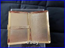 Vintage Pierre Cardin Cigarette Case withHolder Goldtone Logo NIB