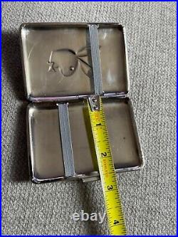 Vintage Playboy Cigarette Case Holder Approx. 3.5 X 2.5 X. 5 Inch HTF Rare Bunny