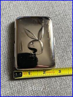 Vintage Playboy Cigarette Case Holder Approx. 3.5 X 2.5 X. 5 Inch HTF Rare Bunny